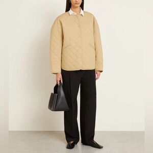 Toteme Quilted Jacket, S,Desert